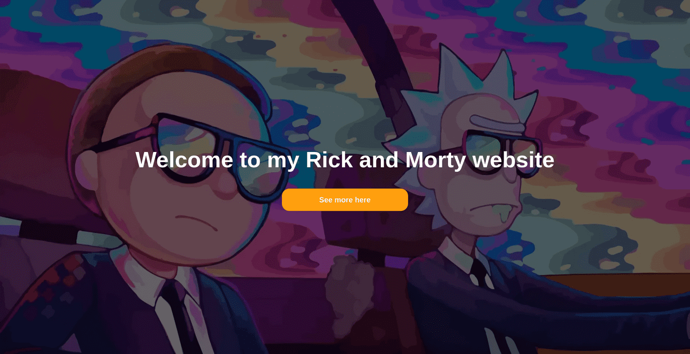 Rick and Morty Website in Gatsby